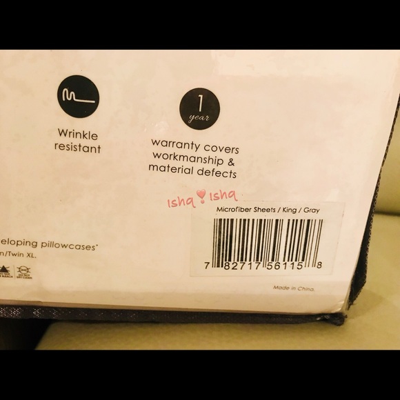 MicroFiber King Sheet Set Ultra Soft No-Wrinkle - Picture 7 of 8